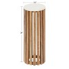 Kate and Laurel Paynter Round Wood Drink Table, 9" Diameter, Natural - 2 of 4
