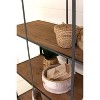 Stair Step Wood and Metal Shelf Unit – 76" Tall Display by Kalalou - 4 of 4