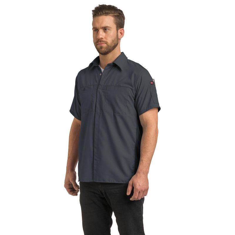 Red Kap Men's Short Sleeve Performance Plus Shop Shirt With Oilblok Technology, 4 of 5