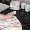 John Ritzenthaler Co. Pebble Cotton Terry Bar Mop Kitchen Towel, Set of Four - 4 of 4