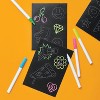 50ct Neon Stickers Coloring Craft Kit - Mondo Llama™ - 3 of 4