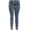 Women's Plus Size Asha Slit Corset Jean - dove grey | CITY CHIC - 4 of 4