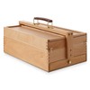 7 Elements Multi-Function Wooden Artist Tool, Brush, and Art Supply Storage Organizer Box with Drawers - 2 of 4