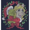 Juniors Womens The Muppets Kermy and Piggy Cowl Neck Sweatshirt - 2 of 4