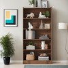 Hommoo Wood Bookcase, 72" Tall Bookshelf with 6-Tier Open Storage Shelves - 2 of 4