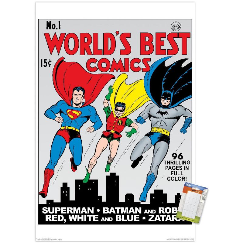 Trends International DC Comics - Batman And Robin - Worlds Best Comics - Cover 1 Unframed Wall Poster Prints, 1 of 7