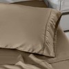 300 Thread Count Rayon From Bamboo Solid Set of 2 Pillowcase Set by Blue Nile Mills - 3 of 4
