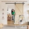 LOVMOR Sliding Barn Doors with Hardware Kit Included, Heavy Duty Barn Doors and Track Kit, Handle, Floor Guide, DIY Unfinished - 2 of 4