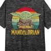 The Mandalorian Grogu With Book Crew Neck Short Sleeve Charcoal Heather Women's Night Shirt - image 2 of 2