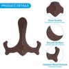 Unique Bargains Imitation Wood Adjustable Folding Picture Frame Display Stand 5 Pcs - 3 of 4