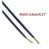 INSPIRE CHIC Cotton Blend Denim Flat with Metal Tips Shoelace for Sneakers 0.31'' Width 1 Pair - 2 of 4