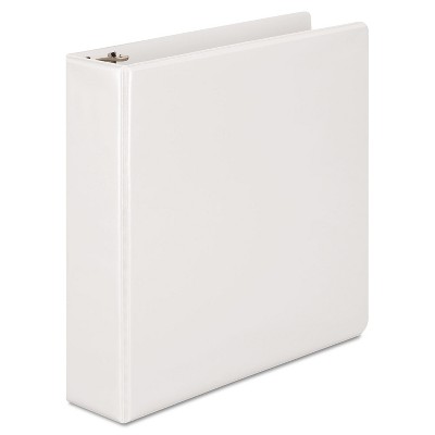 Wilson Jones Heavy-Duty Round Ring View Binder w/Extra-Durable Hinge 2" Cap White 36344W