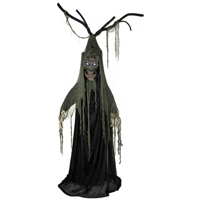 Northlight Animated Tree Man with Flashing Eyes Halloween Decoration - 7' - LED White Lights