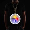NFL Fan Chain, Big Neon Light Up Team Logo - Pittsburgh Steelers - 3 of 4