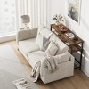 Whizmax 2 Tier Entryway Table, Console Tables with Storage, Sofa Table with Adjustable Shelf for Entryway, Living Room, Hallway, Bedroom - 3 of 4