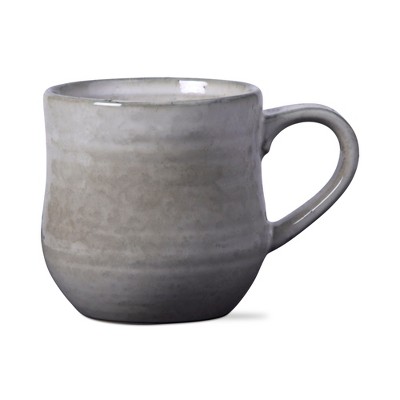 tagltd Loft Speckled Reactive Glaze Mug Lt Gray 16 oz