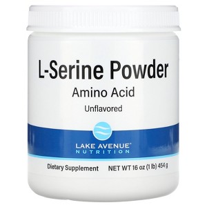 Lake Avenue Nutrition L-Serine, Unflavored Powder, 1 lb (454 g) - 1 of 3