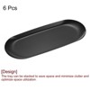 Unique Bargains Stainless Steel Cosmetics Candles Dessert Decorative Trays 6 Pcs - 3 of 4