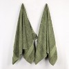 Organic Cotton Medium Weight Solid Towel Set by Blue Nile Mills - 2 of 4