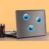 Sesame Street Cookie Monster Face 100ct Vinyl Large Deluxe Stickers Variety Pack - 3 of 4