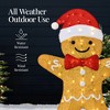 Best Choice Products 4pc Gingerbread Family 2D Christmas Yard Decor, 4ft Light Up Holiday Lawn Decoration, 200 LED Lights - 4 of 4