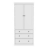 Kumasinova 77"Farmhouse Kitchen Pantry Cabinet,Freestanding Storage Cabinet with Door-Mounted Shelves,4-Tier Pantry with 3 Drawers - 4 of 4
