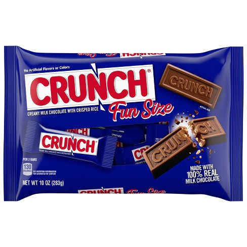 Crunch Fun Size Chocolate Bar - 10oz Bag : Target