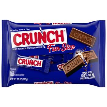 Crunch Fun Size Chocolate Candy Bar - 10oz Bag