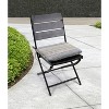 2pk 18" x 15" Monoblock Outdoor Seat Cushions - Jordan Manufacturing - 2 of 3