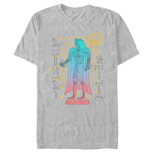 Men's Marvel: Moon Knight Colorful Egyptian Portrait T-Shirt - 1 of 4