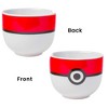 Silver Buffalo Pokemon Pokeball 20 Ounce Ceramic Ramen Bowl with Chopsticks - 4 of 4