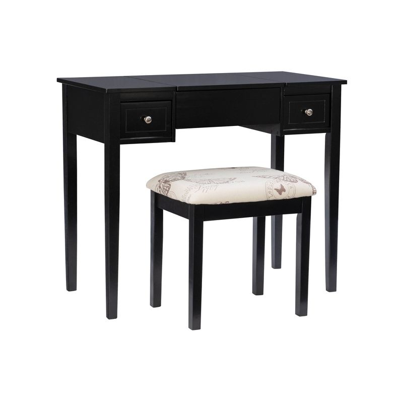 Butterfly Vanity and Stool - Linon, 4 of 20