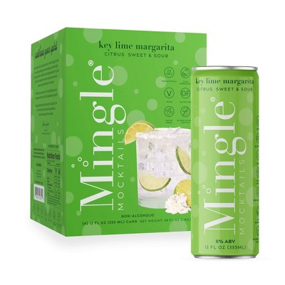 Mingle Mocktails Non-Alcoholic Margarita - 4pk/12 fl oz Cans