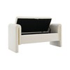CAVINAS Shoe Bench with Storage, Storage Benches with Cushions, Shoe Rack Bench with Armrests for Bedroom, Entrance - 2 of 4