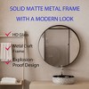 NicBex 16" x 24" Recessed Black Metal Framed Medicine Cabinet with Mirror & Adjustable Shelves, Wall Mirror with Storage for Bathroom, Matte Black - 4 of 4