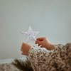 Aoibox 6 Inch Mini Silver Christmas Tree Topper 3D Metal Glitter Star for 3 to 4 ft Pencil Trees Tabletop Xmas Decoration 1 Piece - 4 of 4