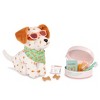 Our Generation Vacay Pup Posable 6'' Lemon Dalmatian Dog Plush & Accessories Set for 18'' Dolls - 3 of 4