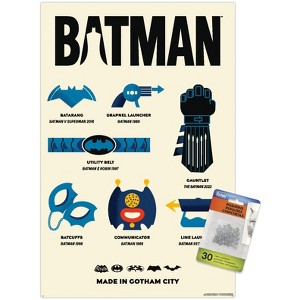 Trends International DC Comics Batman: 85th Anniversary - Gadgets Made In Gotham Unframed Wall Poster Prints - 1 of 4