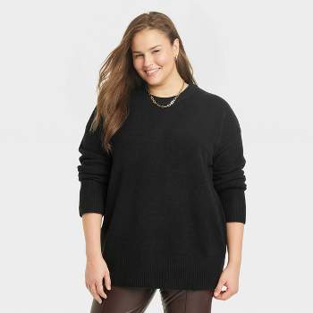Women's Crewneck Tunic Pullover Sweater - A New Day™