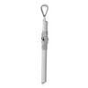 Black Bow Jewelry 14k White Gold Hollow Tube Rope Cross Pendant - 2 of 4