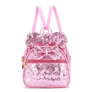 Narwey Girls Bowknot Polka Dot Cute Mini Backpack Small 