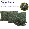 Printed Holiday 4pc Sheet Sets, Easy Care, Soft & Wrinkle-Resistant Holiday Bedding by Sweet Home Collection™ - 3 of 4