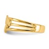 Black Bow Jewelry Bare Feet Toe Ring in 14K Yellow Gold - 4 of 4