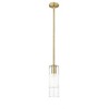 Alton 1-Light Pendant - Modern Steel Fixture with Artisan Glass & Braided Cord - 2 of 4