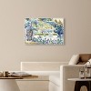 Art Remedy Golden Henri Edmond Cross - Garden at Saint Clair Impresionism Landscape Wall Art, 45" x 30", White Frame - 2 of 4