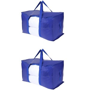 REGALWOVEN Clothes Storage Storage Bags Moving Bags with Handles 2 Pcs - 1 of 4