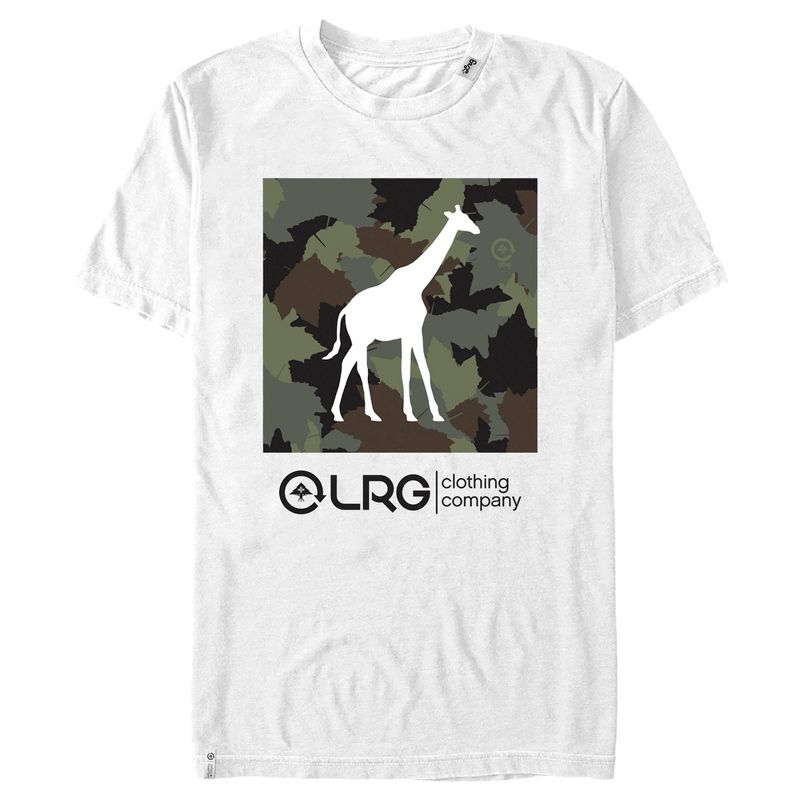 Men's LRG Giraffe Maple Leaf Camo T-Shirt, 1 of 6