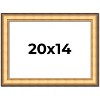 PosterPalooza | Traditional Gold Picture Frame - UV Acrylic, Backing Board, Hanging Hardware Included - 2 of 4