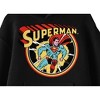 Bioworld Superman Core Vintage Comic Character Art & Logo Youth Black Graphic Hoodie - 2 of 3