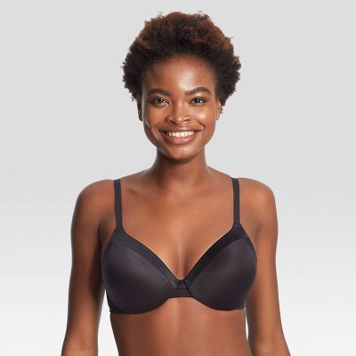 Maidenform Women's One Fabulous Fit 2.0 Extra Coverage Bra Dm7549 - Black  36c : Target